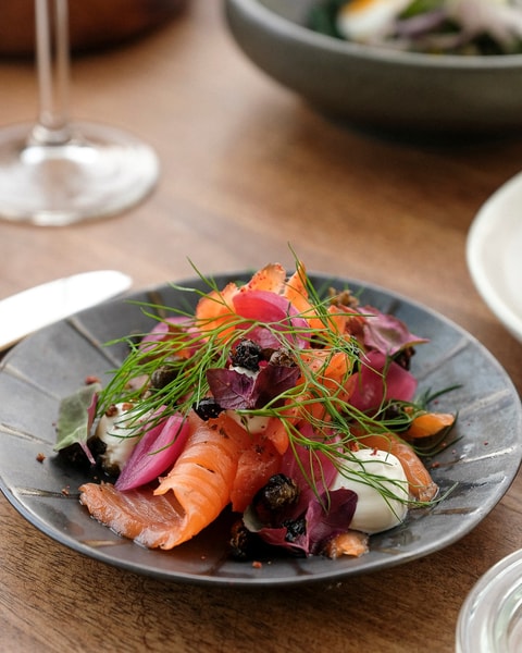5-retters Gourmetfrokost hos Restaurant Charlottenlund Fort.