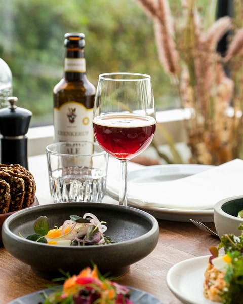 5-retters Gourmetfrokost hos Restaurant Charlottenlund Fort.