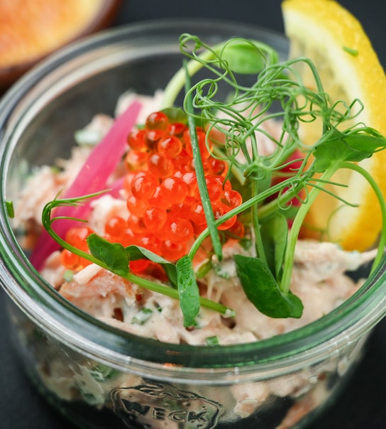 Delikat fiskeplatte på Bistro Cocorico