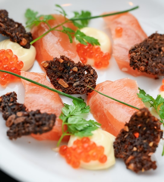 Delikat fiskeplatte på Bistro Cocorico