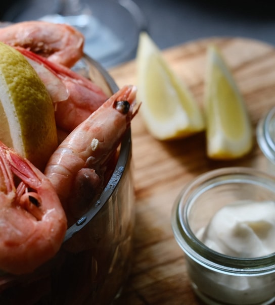 Pil-selv-rejer ad libitum + vin