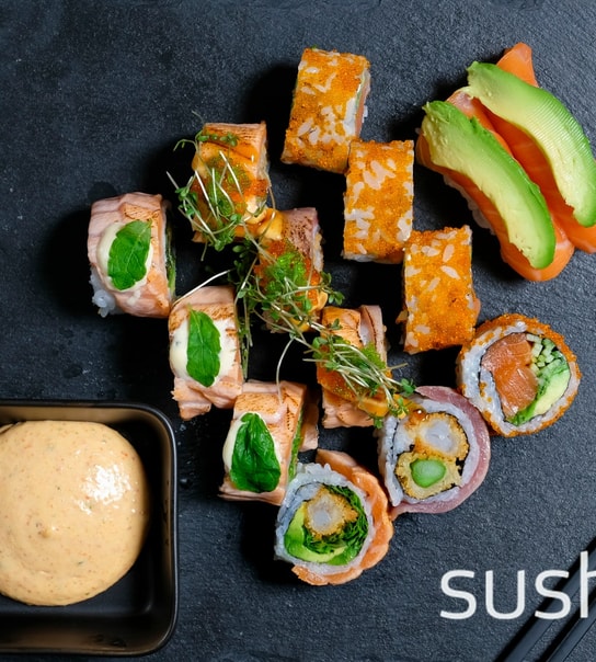 Frokostmenu fra Sushi2500