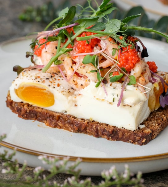 4 el. 6 stk. gourmetsmørrebrød fra den prisvindende Berlingske-favorit, Florie