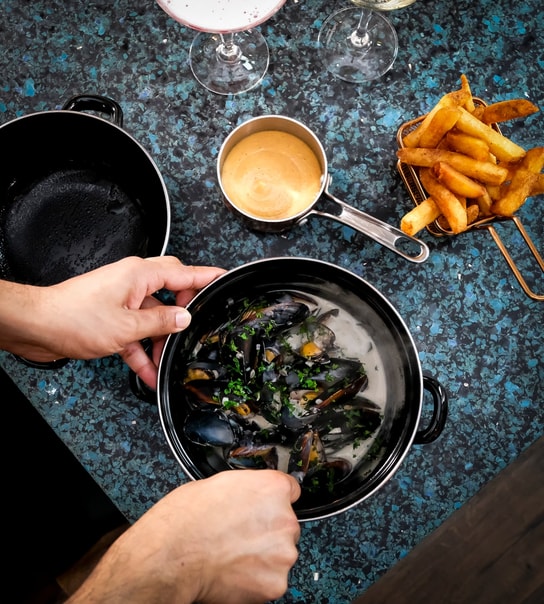 Valgfri 3-retters menu på Alexanders Bistro 
