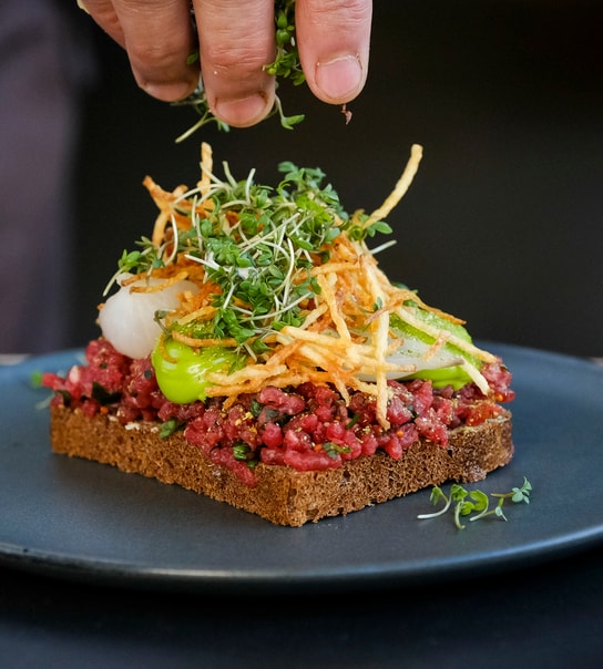 2 stk. Smørrebrød hos Meyers Spisehus