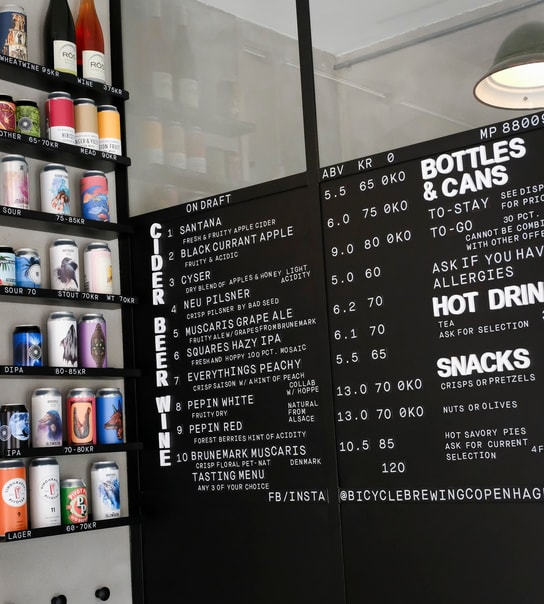 Anbefalet i Politiken: Halv pris på ALT hos landets lækreste ciderbar - cider og specialøl to stay eller to go!