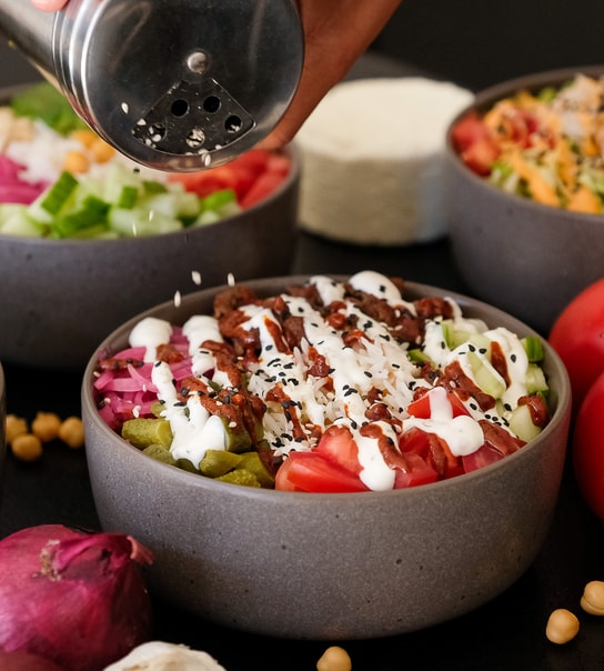 NYHED: 2 for 1 valgfri Rice bowl 