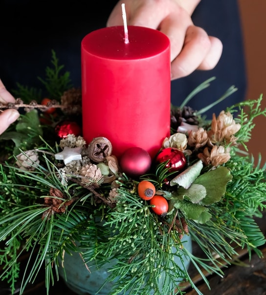 Juledekorations-kursus m. gourmetsmørrebrød