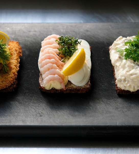 3 stk. Valgfri smørrebrød hos The Sandwich Company