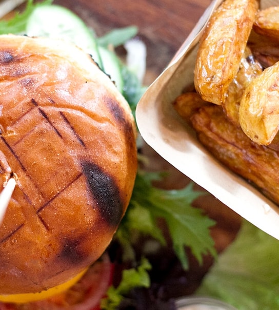 Spar 43 % | Burgermenu med sprøde fritter!