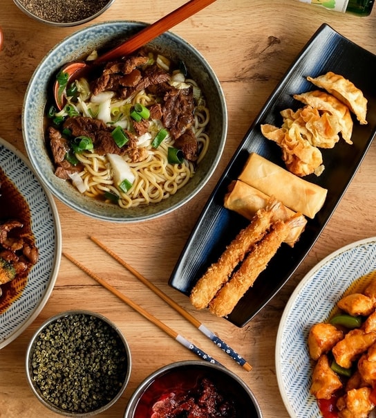 Ramen- el. Wokmenu hos City Wok