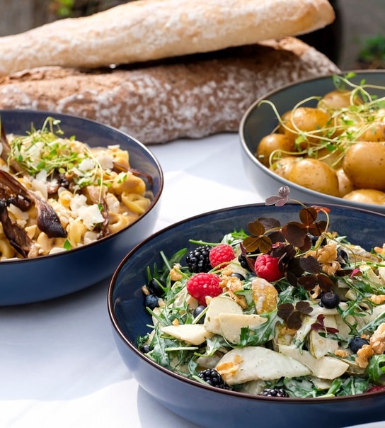 Italiensk eller fransk buffet fra Delicieux Catering