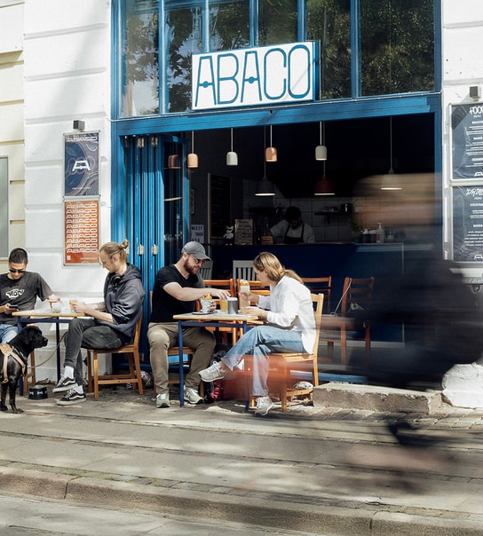 Frit valg: Main + side hos Abaco på Østerbro