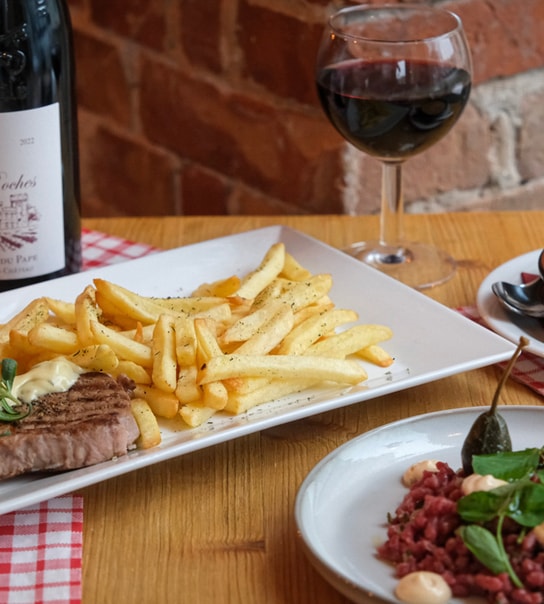 ½ Pris - Fransk Bistro byder på 3-retters