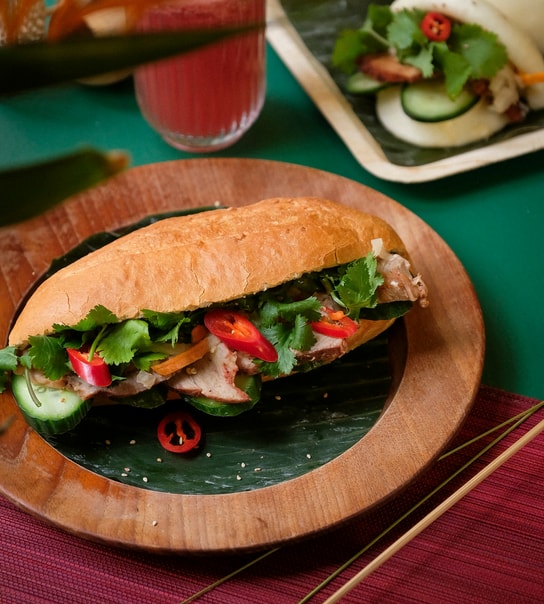 Bánh Mi/Bánh Bao + valgfri drik - Hanoi Alley i Indre By