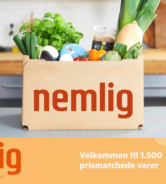 HALV PRIS PÅ DAGLIGVARER - LEVERET TIL DIN DØR!