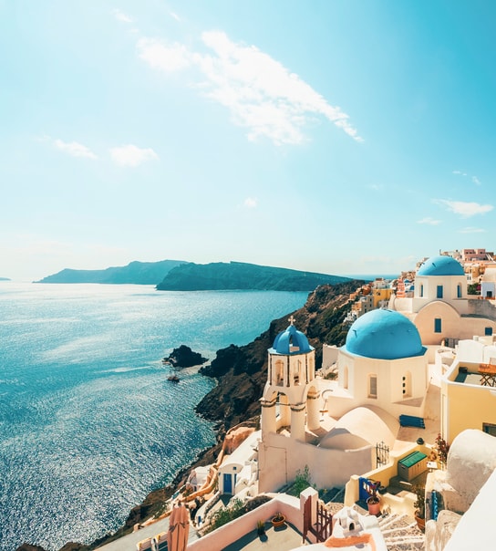 Santorini med Apollo