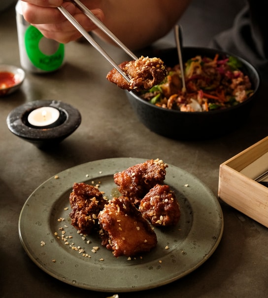 Menu for 2 hos KOPAN i Indre By - Koreansk Comfortfood i 1. Klasse