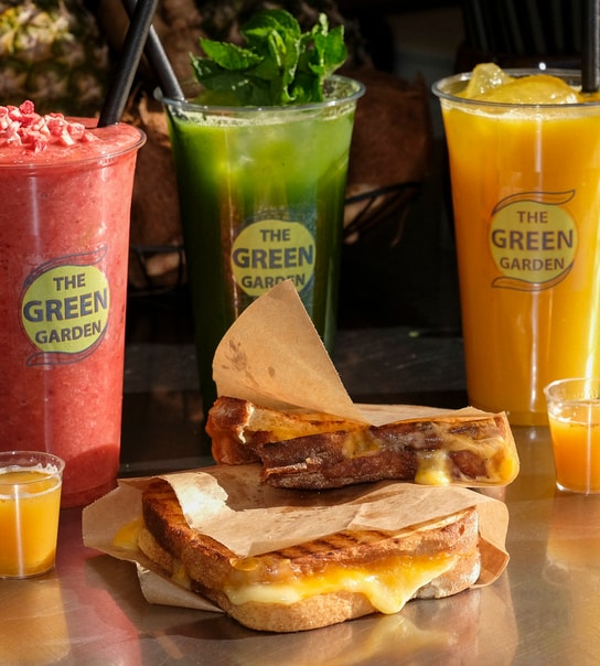 Grilled Cheese Combo fra The Green Garden på Reffen - Sprødt, Smeltende og Uimodståeligt Lækkert