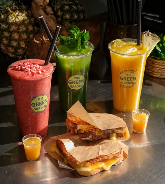 Grilled Cheese Combo fra The Green Garden på Reffen - Sprødt, Smeltende og Uimodståeligt Lækkert