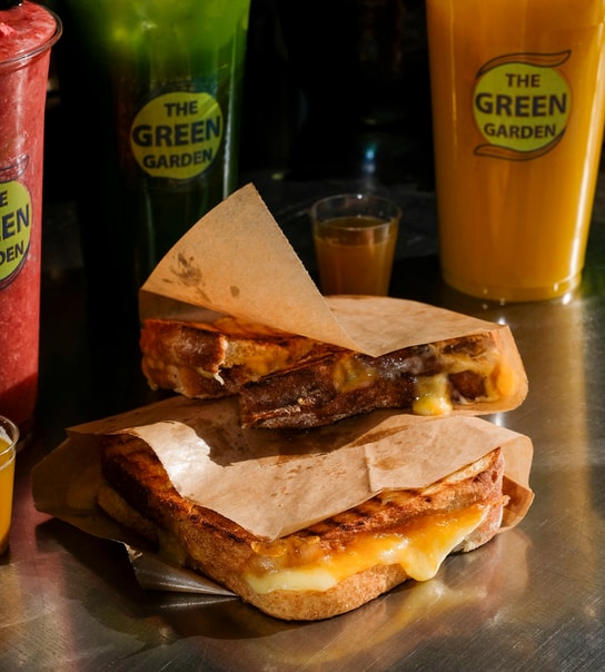 Grilled Cheese Combo fra The Green Garden på Reffen - Sprødt, Smeltende og Uimodståeligt Lækkert