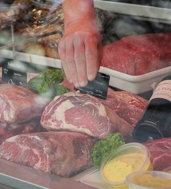 Frit valg på ALT hos Slagteren ved Værnedamsvej - Alt til både Grillen & Middagsbordet
