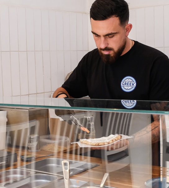 Gyros hos The Greek på Godthåbsvej