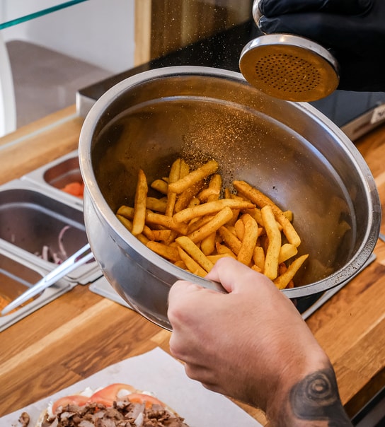 Gyros hos The Greek på Godthåbsvej
