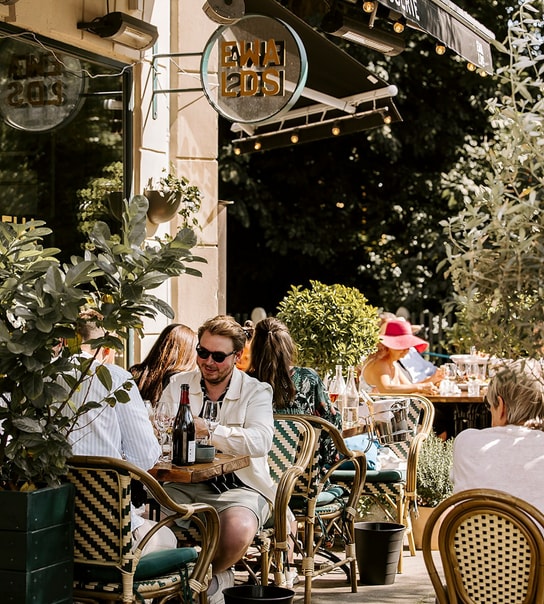 Moules Frites eller Tatar hos EWALDS Brasserie