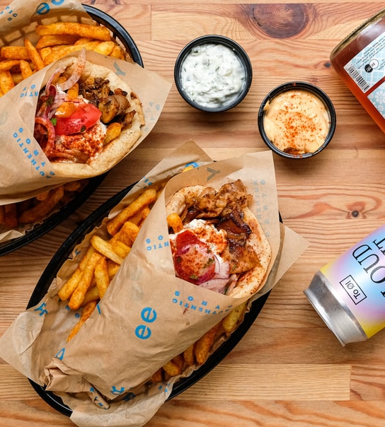 2 Gyros-combo til ½ pris hos Yeerro - Ægte Græsk Comfort Food