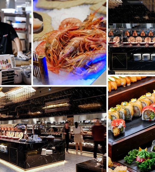 Overdådig asiatisk frokostbuffet hos Chop-Sticks 