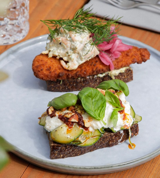 2 stk. Valgfri Smørrebrød hos Darling