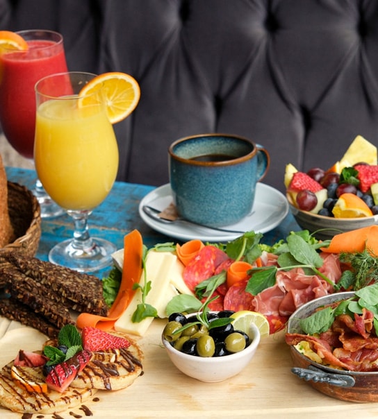Tapas-Brunch hos Cafe Kaleidoskop, Peter Bangs Vej
