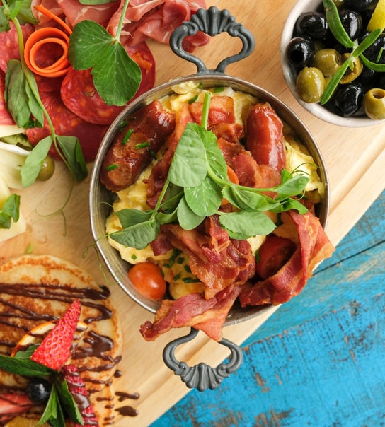 Tapas-Brunch hos Cafe Kaleidoskop, Peter Bangs Vej