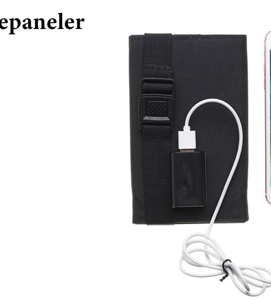 Solcelleoplader el. nødradio m. håndsving