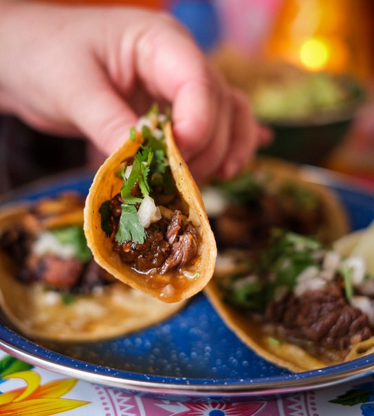 4 Tacos + Guacamole hos anmelderroste Pastor Tacos på Amagerbrogade