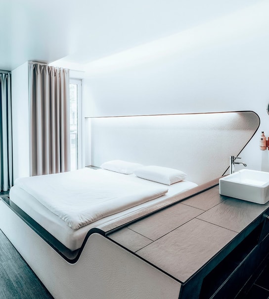 Bo på design-hotel i Berlin