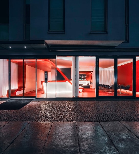 Bo på design-hotel i Berlin