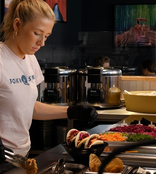 3 valgfrie Bao's hos Poké & Sons