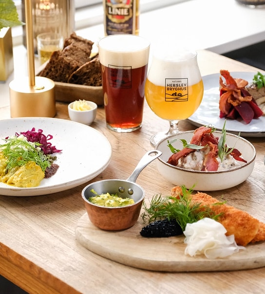 Frokost på Strandmøllekroen i Klampenborg