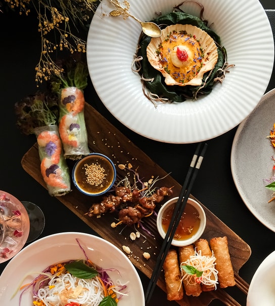 "Việtnam TAPAS SUMMER"-menu - Hos 4-stjernede The Vietnamese