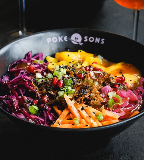 Valgfri Bowl fra Poké & Sons - Bæredygtige Ingredienser & Nordisk Smag