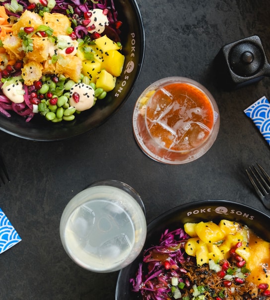 Valgfri Bowl fra Poké & Sons - Bæredygtige Ingredienser & Nordisk Smag
