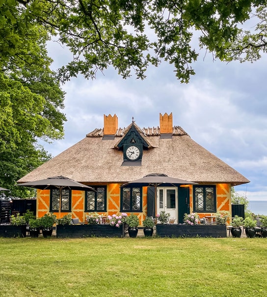 3 retter på Den Gule Cottage