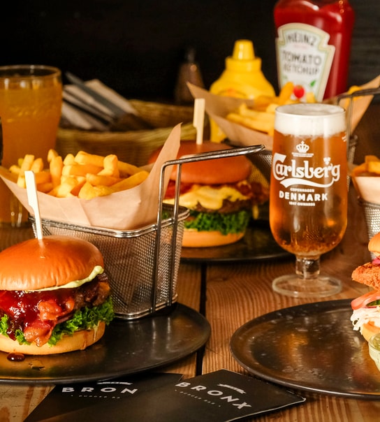 Valgfri Burgercombo hos Bronx Burger