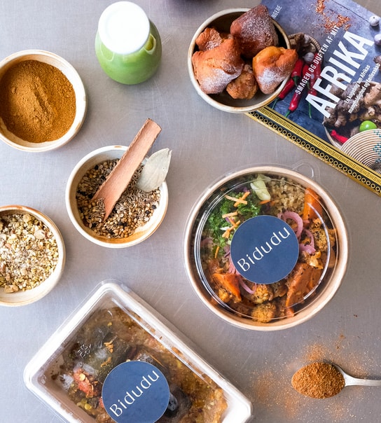 Bidudu Box @ Bidudu i Kødbyen - Autentisk Afrikansk Fusions-Gastronomi