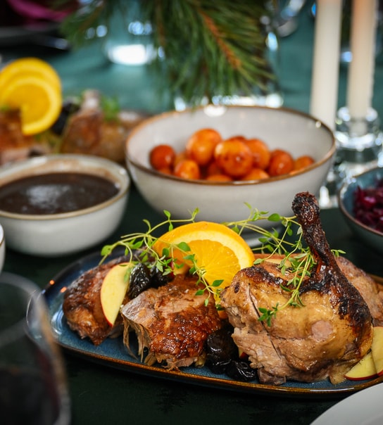 Stor Cateringmenu Til Juleaften