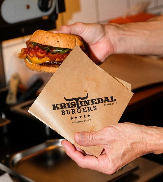 Valgfri Burgercombo Fra Topanmeldte Kristinedal Burgers i Indre By
