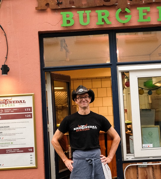 Valgfri Burgercombo Fra Topanmeldte Kristinedal Burgers i Indre By