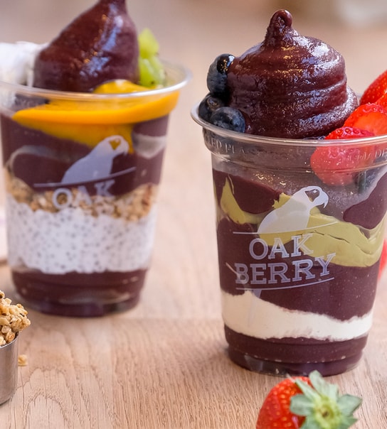 2 Valgfrie Classic Bowls fra OAKBERRY - Global Superfood Fra Amazonas